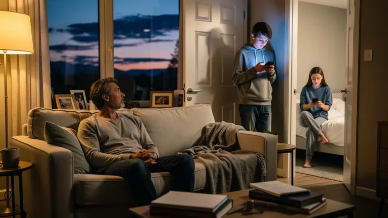 Parent regrettant de ne pas avoir ritualisé le coucher avant que ses ados aient un portable